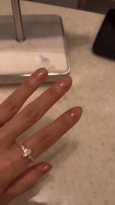 Tiffany T ring, full pavé.