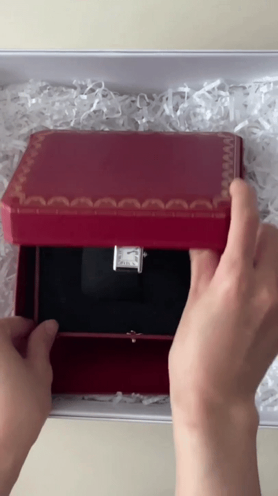 까르띠에 탱크 머스트 스몰 가죽