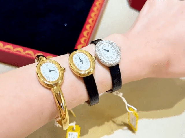 까르띠에 다이아몬드 파베 베누아 미니