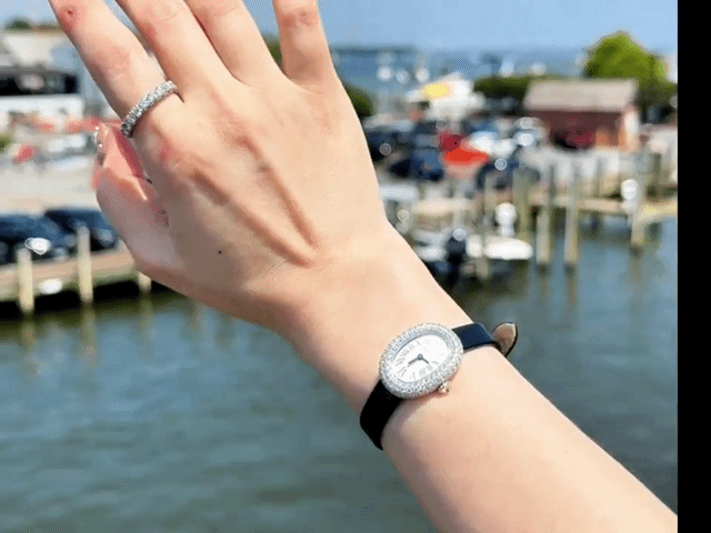 까르띠에 다이아몬드 파베 베누아 미니