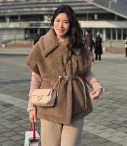막스마라 뉴아바보 케이프 코트 브론즈 컬러 착장 리뷰｜소재·착용감·사이즈 팁