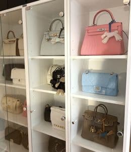 샤넬, 에르메스로 가득한 가방장 소개