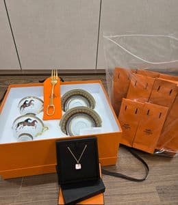 4개월 만에 에르메스 털었어요! 25s/s 샹달 코트, 핑크 사파이어 켈리, 커트러리까지