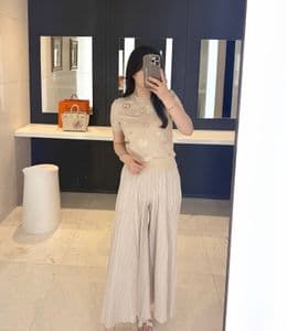 에르메스 25 FW 신상 핫 아이템 캔디 니트 코디
