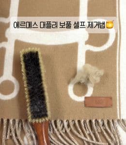 캐시미어 머플러 관리 꿀팁｜보풀 제거 후기