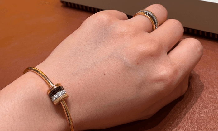 부쉐론 콰트로 클래식 뱅글 신상! 라지 사이즈 출시