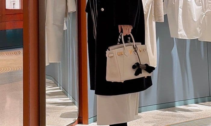 에르메스 쿼터백, 버킨 25 끄레 컬러 사계절 코디