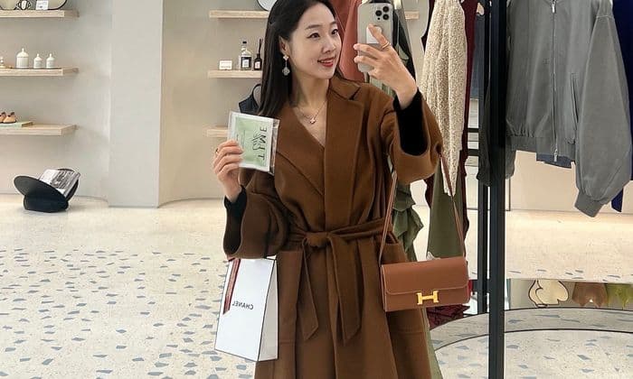 막스마라 루드밀라(구 라브로) 토바코 착용후기 (feat. 에르메스 콘스투고, 샤넬 슬링백)