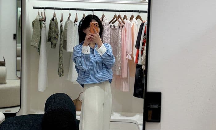 신세계 강남점 미샤 라피네 방문 후기｜직장인룩·학부모룩 추천 코디 (feat. 서울 웨딩 2부 드레스)