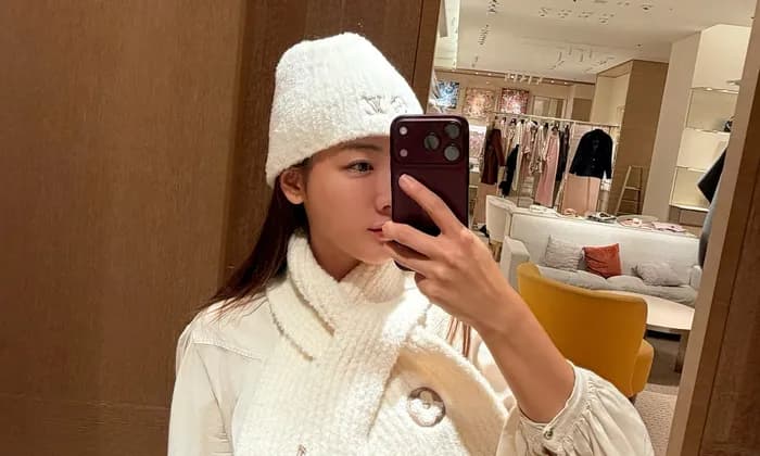 겨울 준비, 루이비통 목도리 및 비니 가격과 착용샷 후기