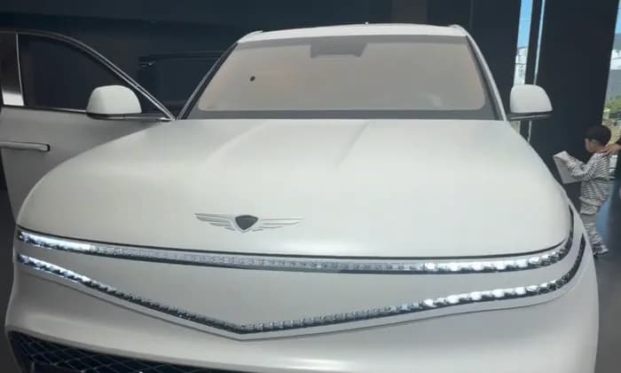 2억원대 제네시스 GV90 실물 디자인 및 가계약 후기