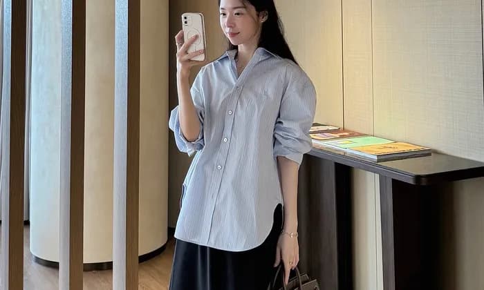 가을 OOTD, 반클리프아펠 10모티브 칼세도니 목걸이 및 5모티브 기요셰 팔찌 착용 후기