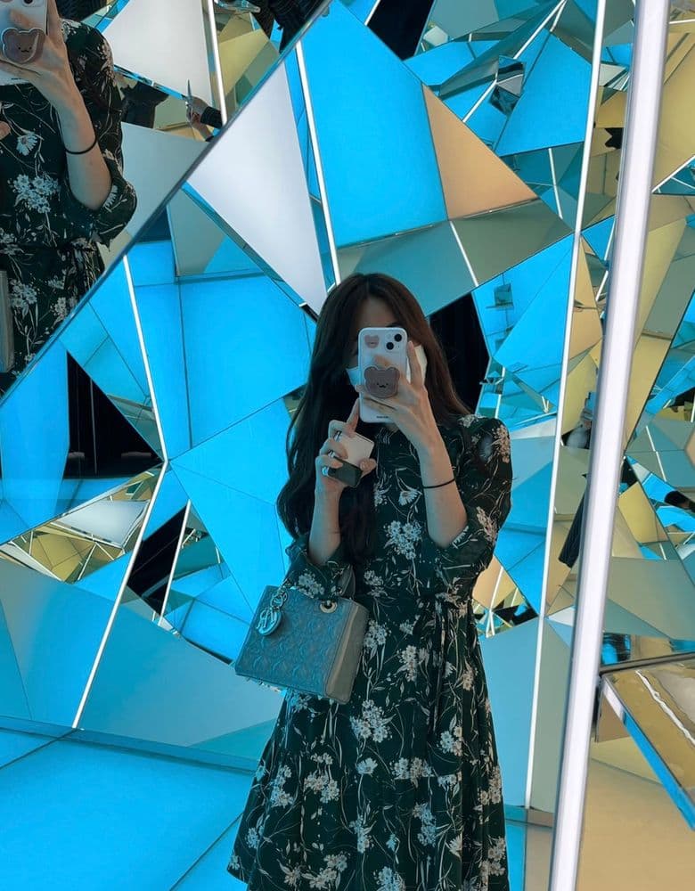 디올 레이디백 스몰 페이던트 소재 