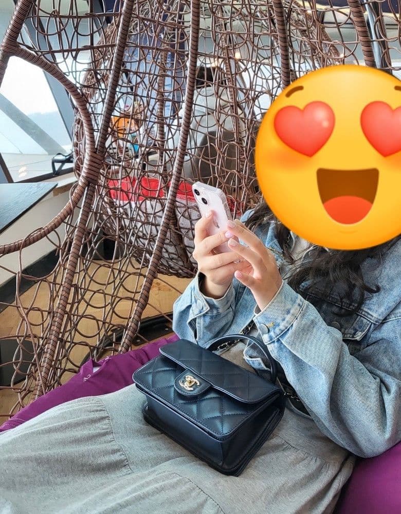 My first Chanel bag, the Coco Lady.