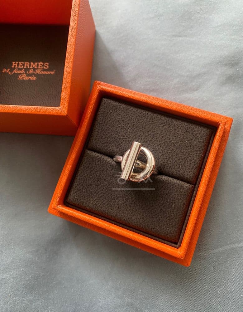 Hermès Echappée Silver Ring