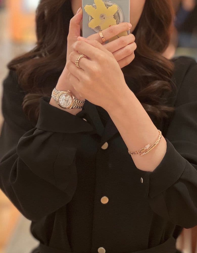 불가리 세르펜티 데미파베 브레이슬릿 언박싱했어요🎁🐍✨