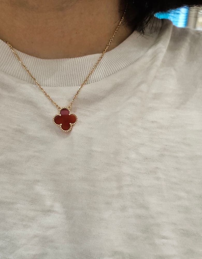 반클리프아펠-알함브라 커넬리언 빈티지 목걸이 리뷰🍀