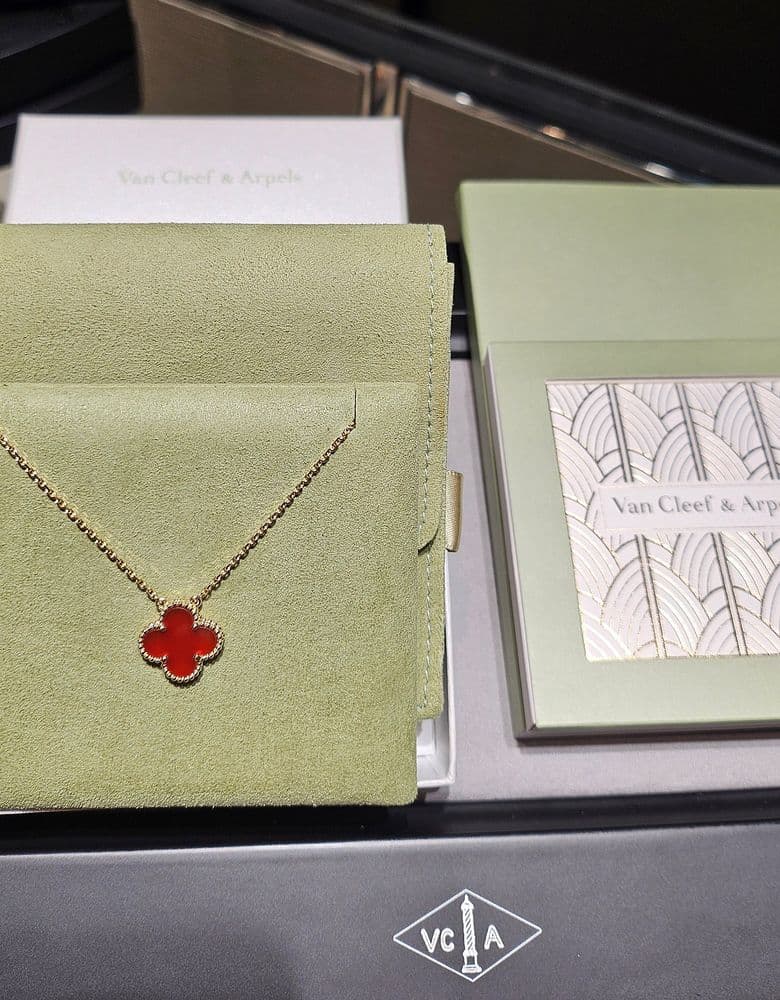 반클리프아펠-알함브라 커넬리언 빈티지 목걸이 리뷰🍀