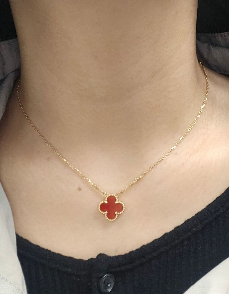 반클리프아펠-알함브라 커넬리언 빈티지 목걸이 리뷰🍀