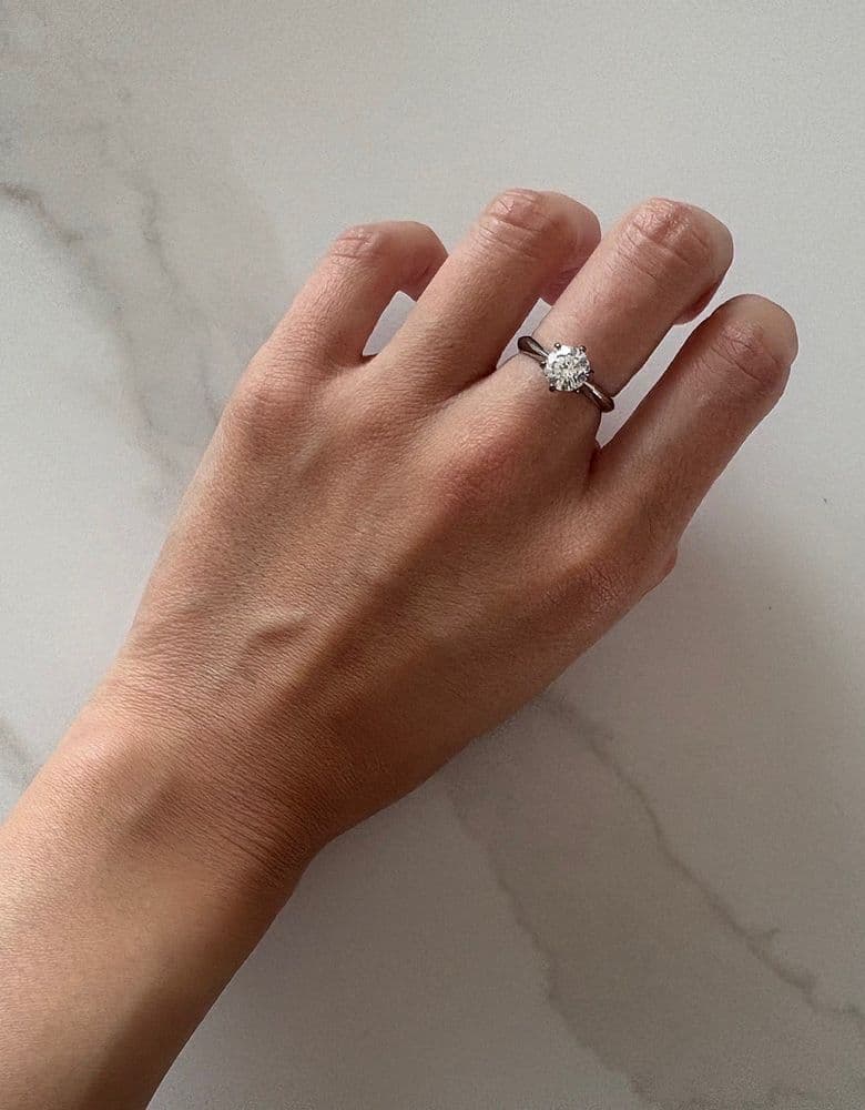 Tiffany 0.5 carat diamond ring