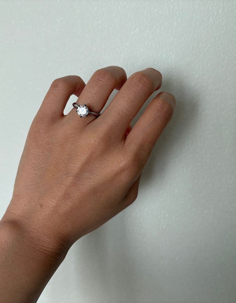 Tiffany 0.5 carat diamond ring