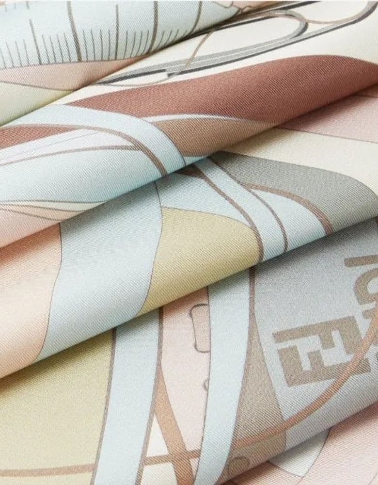 My first ever Fendi silk scarf after all these years! (feat. Classic Medium Chanel)