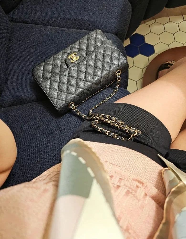 My first ever Fendi silk scarf after all these years! (feat. Classic Medium Chanel)