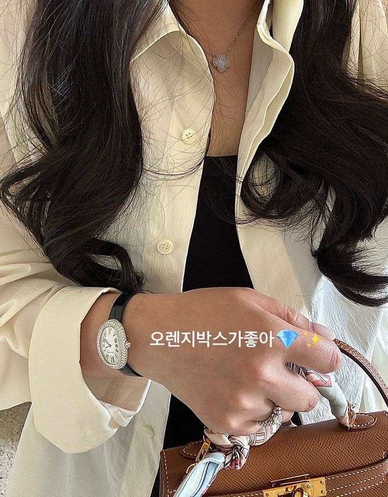 까르띠에 베누아 스몰 파베 가죽💎✨