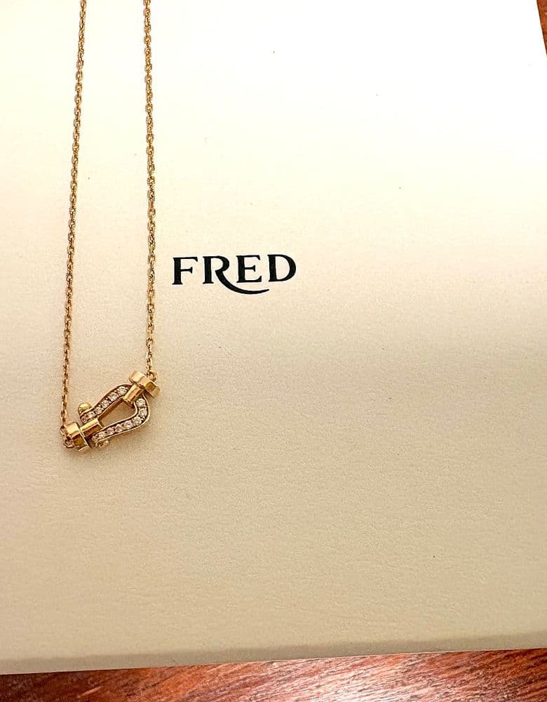 프레드 포스텐 핑크골드 스몰 목걸이 리뷰