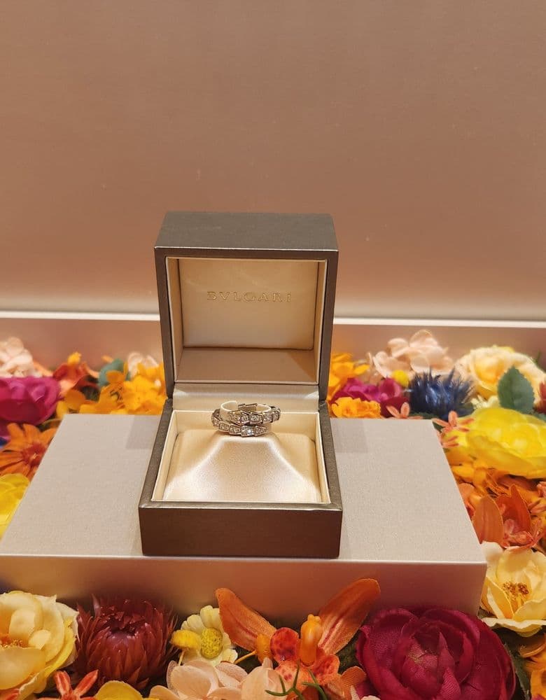 I treated myself to a Bulgari Serpenti ring!