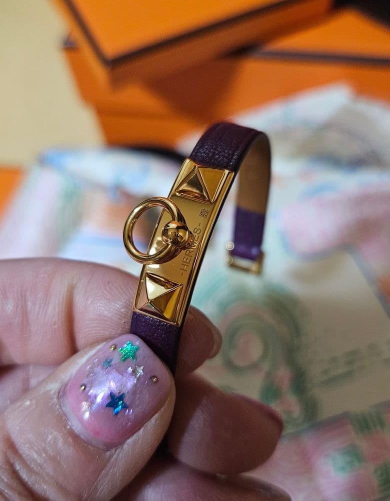 Hermès Rivale Mini Bracelet 💜 (Check out the photo!)