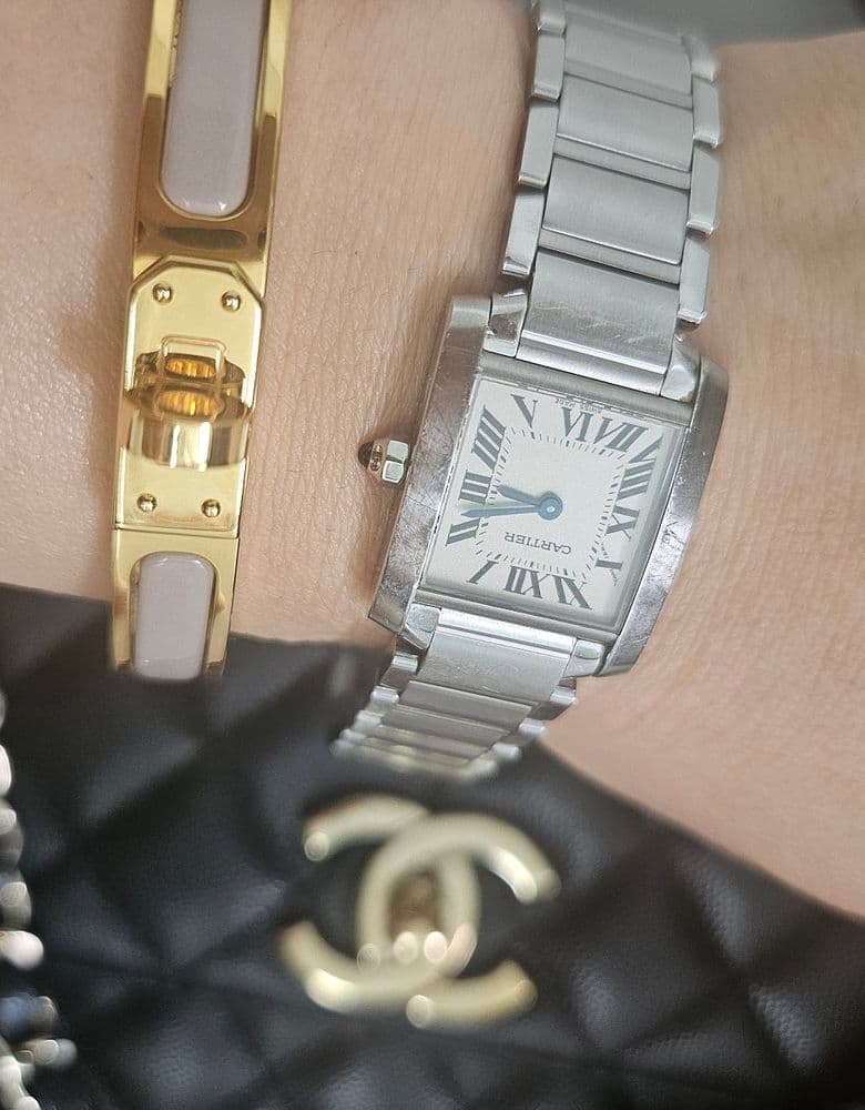 까르띠에 탱크 프랑세즈 스틸🖤