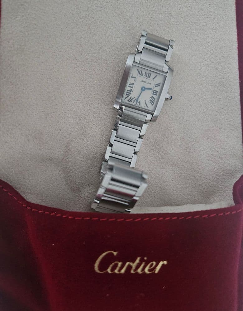 까르띠에 탱크 프랑세즈 스틸🖤