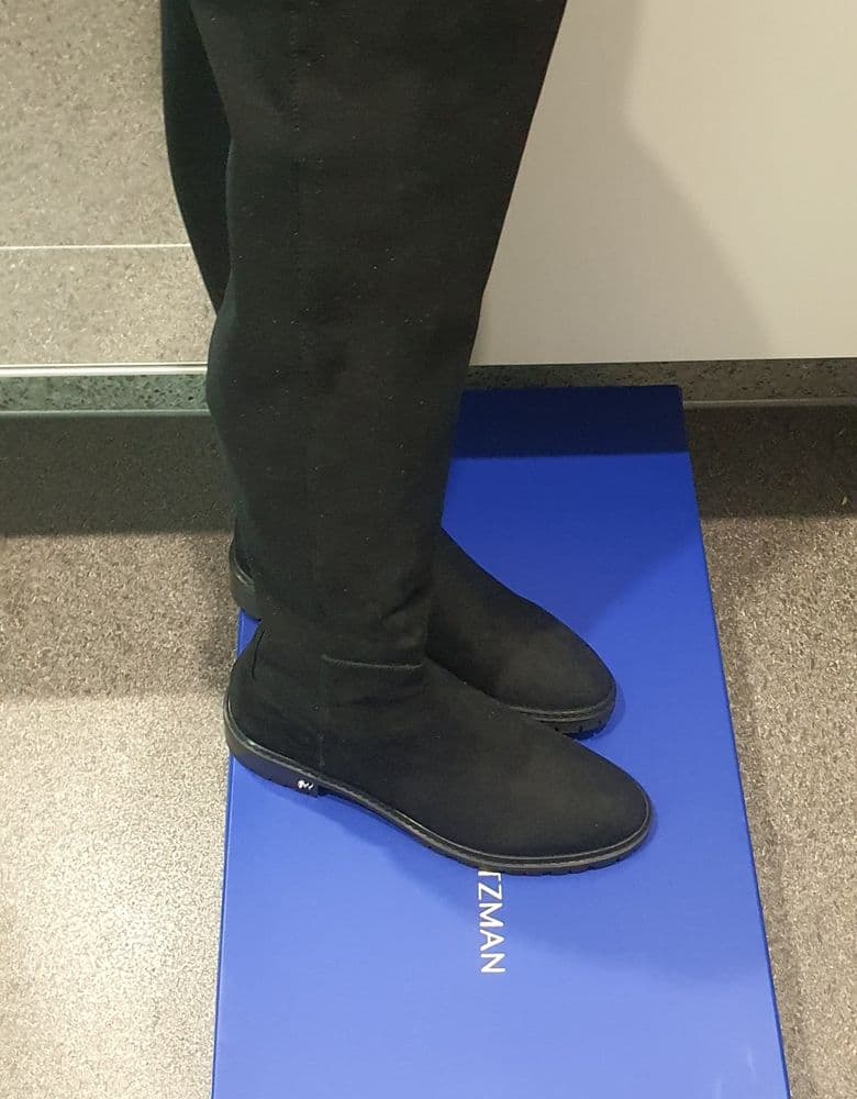 Christmas gift: Stuart Weitzman City suede over-the-knee boots.