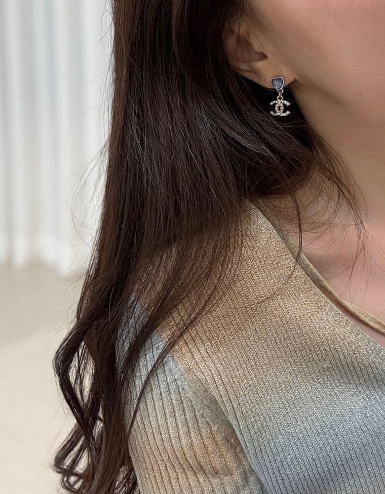 Chanel 2025 SS Earrings (Blue)