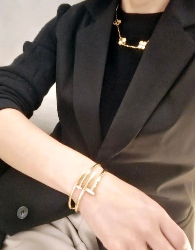 반클리프 기요세 10모티브 네크리스