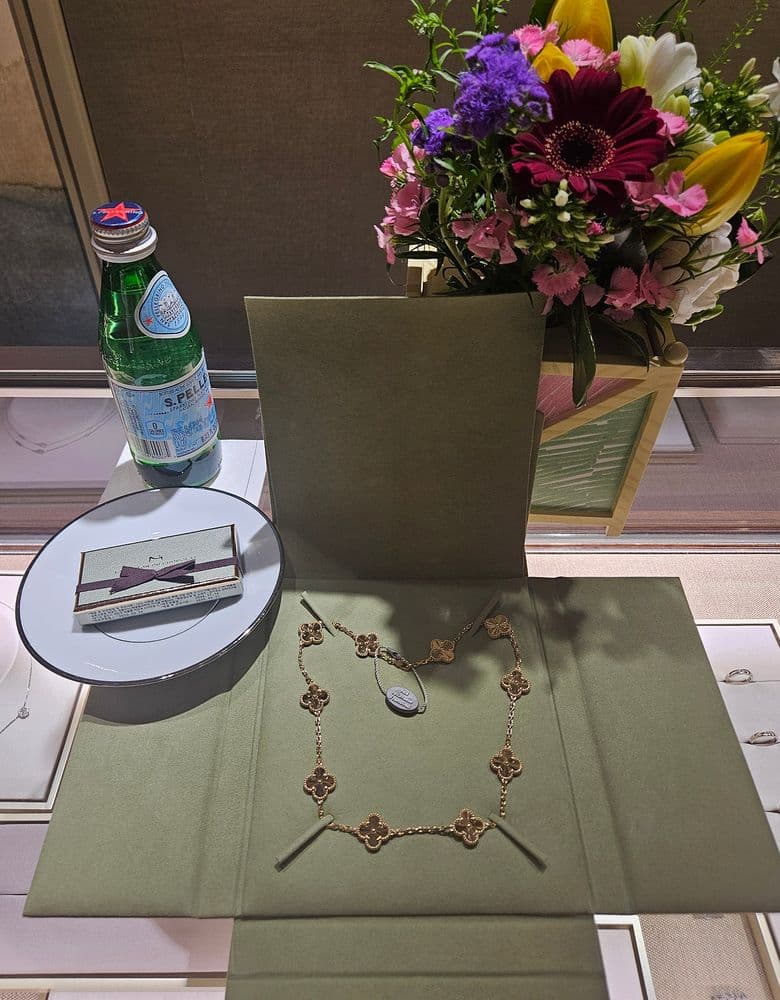 반클리프 기요세 10모티브 네크리스