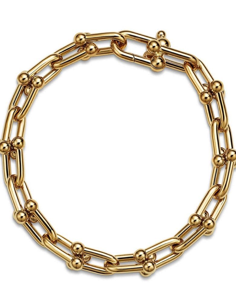 Tiffany HardWear Link Pearl Bracelet & Small Link Bracelet