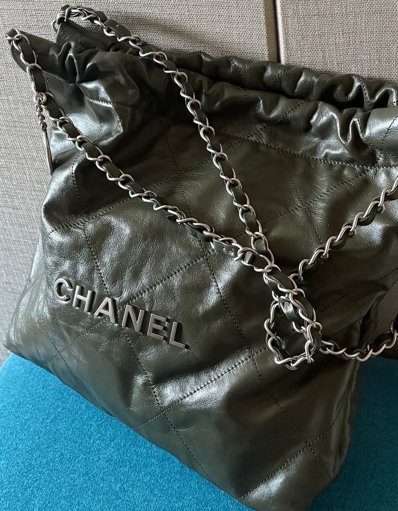 Chanel 22 Bag Medium, Olive
