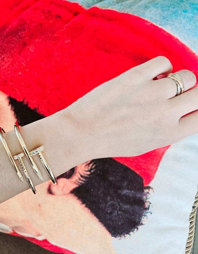 Cartier Juste un Clou bracelet with diamonds (original)