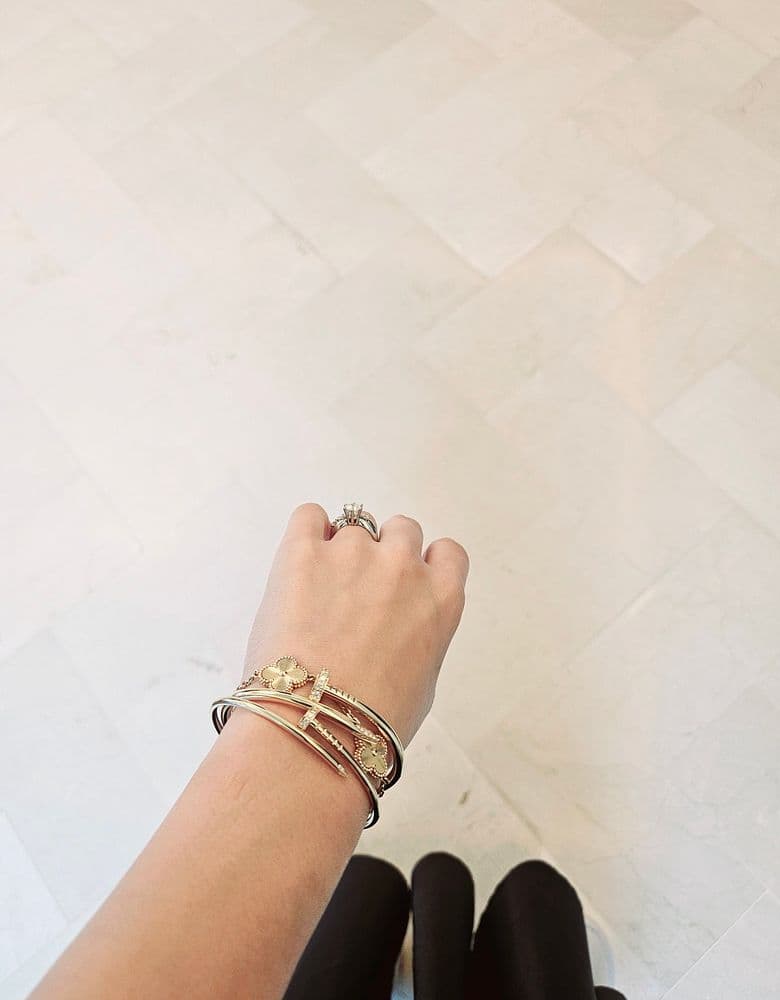 Cartier Juste un Clou bracelet with diamonds (original)