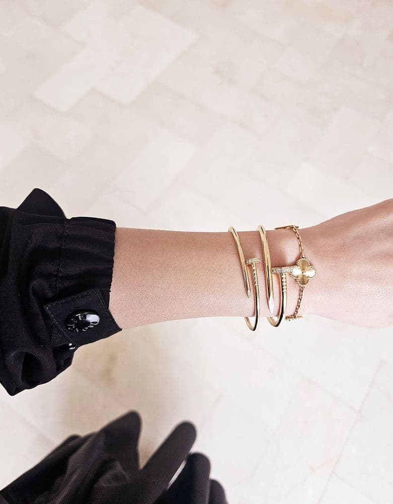 Cartier Juste un Clou bracelet with diamonds (original)