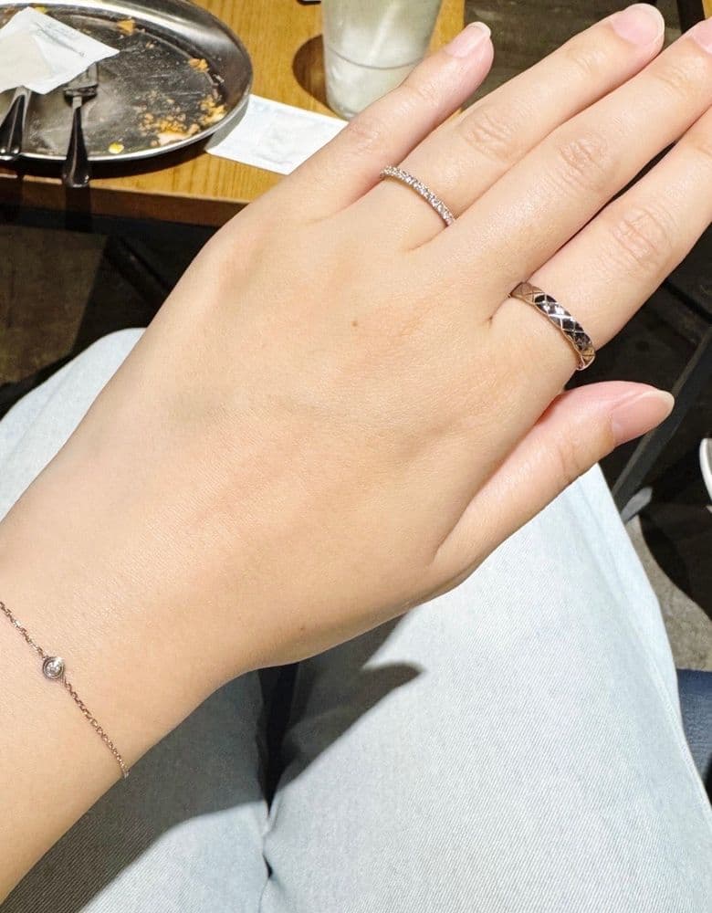 Chanel Coco Crush Mini in White Gold