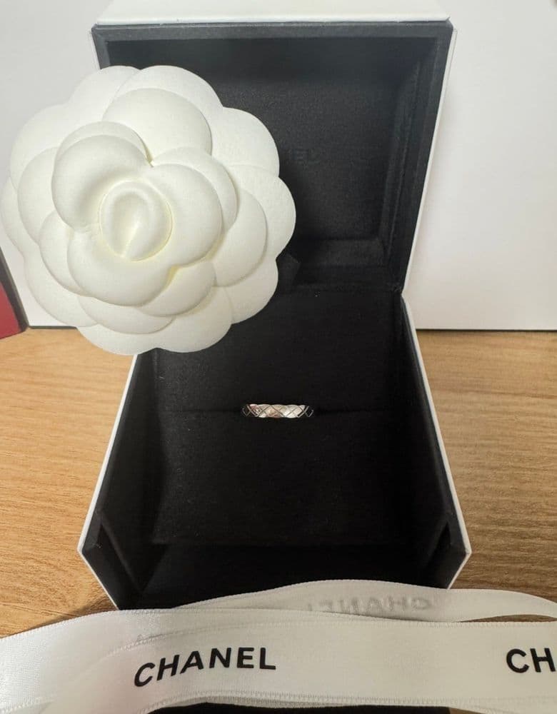 Chanel Coco Crush Mini in White Gold