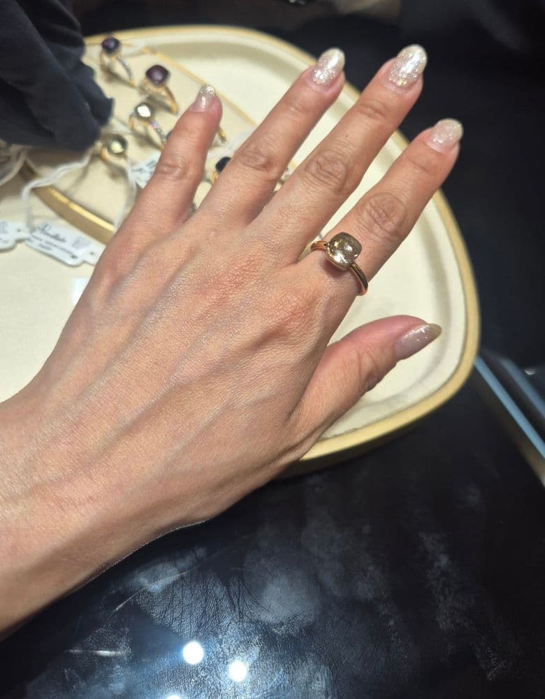 Pomellato Milky Quartz Ring