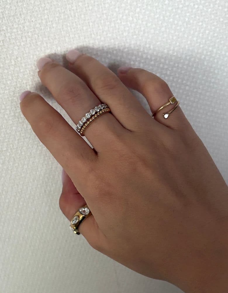 Van Cleef & Arpels Perlée Beads Ring, Small