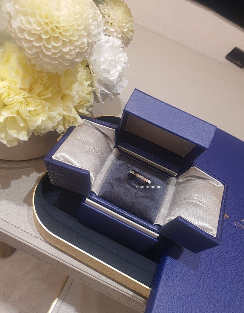 쇼메 비드쇼메 반지 화골(화이트 골드)