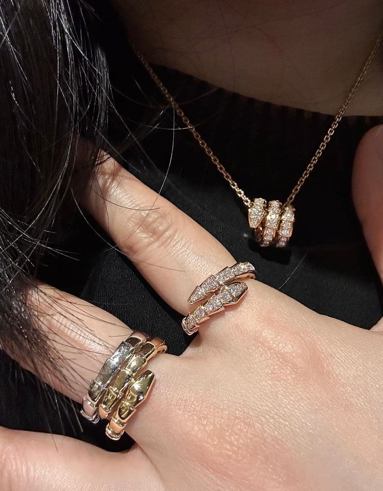 불가리 세르펜티 풀파베 링+넥크리스(풀파베 세트)