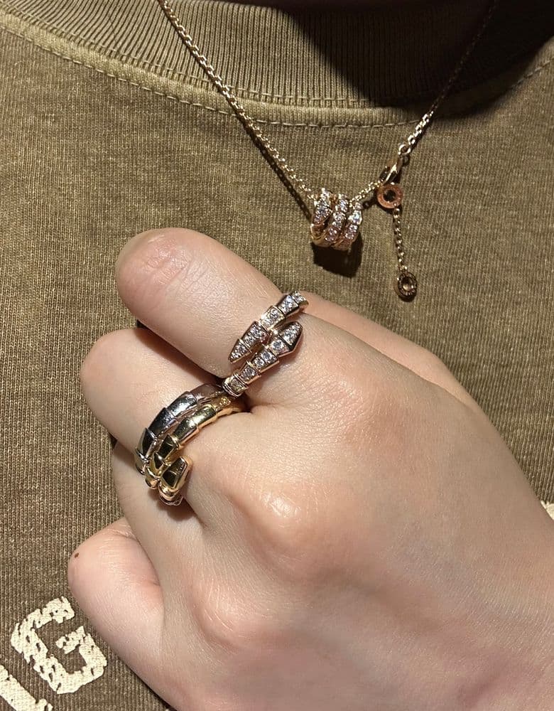 불가리 세르펜티 풀파베 링+넥크리스(풀파베 세트)