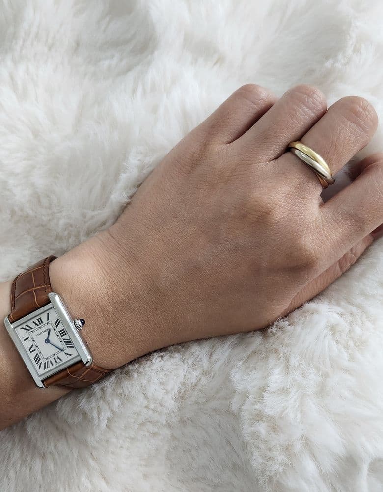 Cartier Tank Solo Steel (plus strap change)